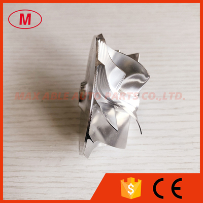 B03G reverse 6+6 blades 57.00/68.00mm high performance turbo milling/aluminum 2618/Billet compressor wheel