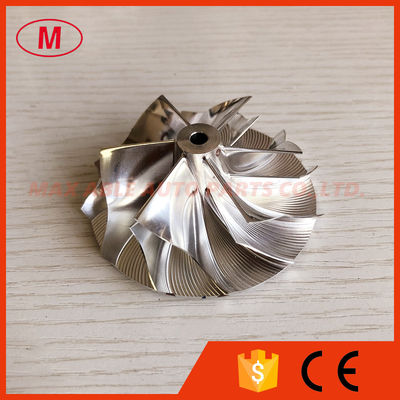 K04 54.20/66.56mm 6+6 blades high performance turbo milling/aluminum 2618/billet compressor wheel