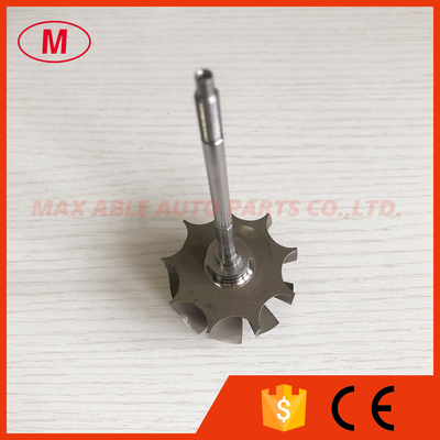 GTB25 49.12/51.38mm 9 blades ball bearing turbo wheel/turbine shaft&wheel