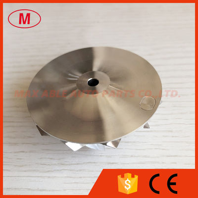 K04 forward 40.75/56.02mm 6+6 blades turbo milling/aluminum 2618/billet compressor wheel