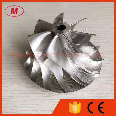 S400 171691 74.53/101.44mm 7+7 blades Turbo Billet/milling/aluminum 2618 compressor wheel for S374/S375 : 171702