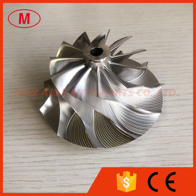 S300 173297 63.00/88.48 mm 11+0 blades turbo milling/aluminum 2618/billet compressor wheel for 177283(S300SX3-63)