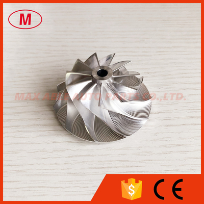 T25 445436-0011 42.56/60.13mm 11+0 blades turbo milling/aluminum 2618/billet compressor wheel for 454154-0001 Coupe