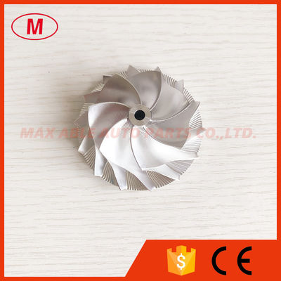 GT15-25 50.00/68.01mm 7+7 blades performance point milling air curve turbo milling/aluminum 2618/billet compressor wheel