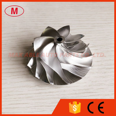 GT15-25 50.00/68.01mm 7+7 blades performance point milling air curve turbo milling/aluminum 2618/billet compressor wheel