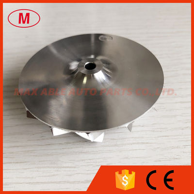 GT15-25 50.00/68.01mm 7+7 blades performance point milling air curve turbo milling/aluminum 2618/billet compressor wheel