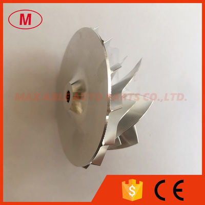 GT15-25 point milling 46.00/58.00mm 7+7 blades Performance aluminum 2618/milling/billet compressor wheel