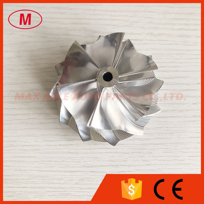 T04E 67.43/82.00mm 6+6 blades high performance turbocharger milling/aluminum 2618 /billet compressor wheel for racing