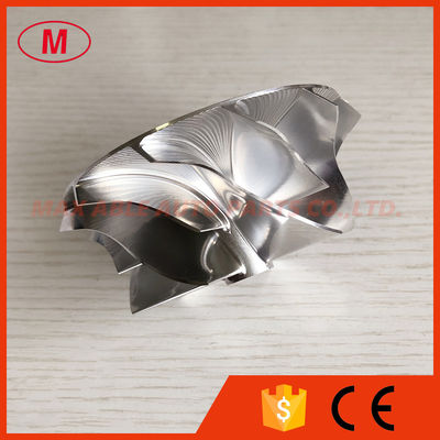 T04E 67.43/82.00mm 6+6 blades high performance turbocharger milling/aluminum 2618 /billet compressor wheel for racing