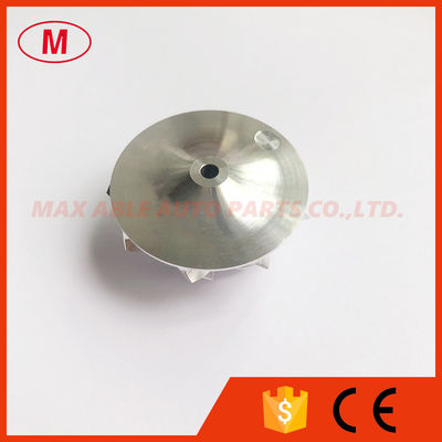 GT1246 9+0 blades 34.10/46.00mm Point Milling,Performance Snake Curve Twisted Blade milling/billet compressor wheel