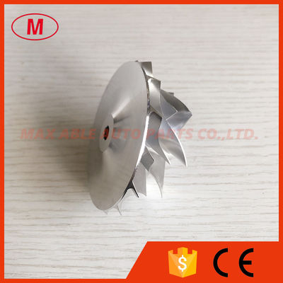 TD05H 20G reverse 52.56/68.01mm 7+7 blades 49179-43400 performance Turbo milling/aluminum 2618/billet compressor wheel