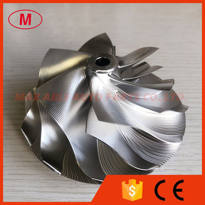 GT42 80.00/106.50mm 6+6 blades point milling high performance turbo milling/aluminum 2618 /billet compressor wheel
