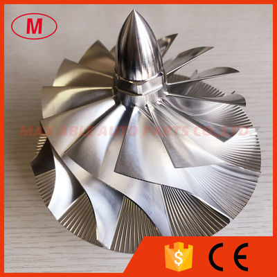 GT47 94.00/123.50mm 13+0 blades turbocharger turbo milling/aluminum 2618/billet compressor wheel