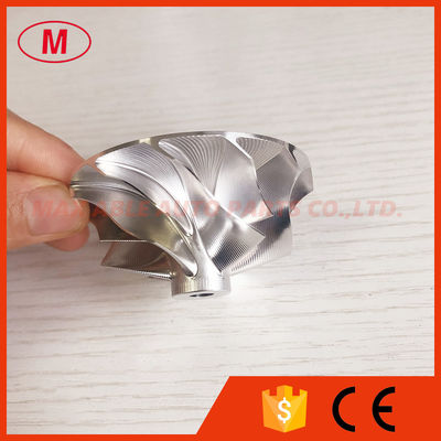 RHF55 F55-22B 6+6 blades 48.10/62.00mm turbo milling/aluminum 2618/billet compressor wheel for 342726, NZI W1750018