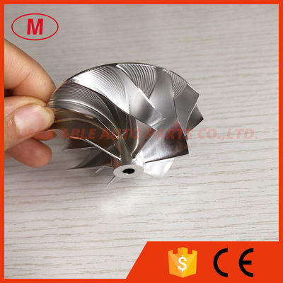 K04 47.56/61.98mm 6+6 blades turbocharger turbo milling/aluminum 2618/billet compressor wheel