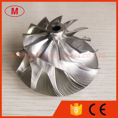 S200 171861 57.29/80.57mm 11+0blades turbocharger milling/aluminum 2618/billet compressor wheel for 171857/171858/171859