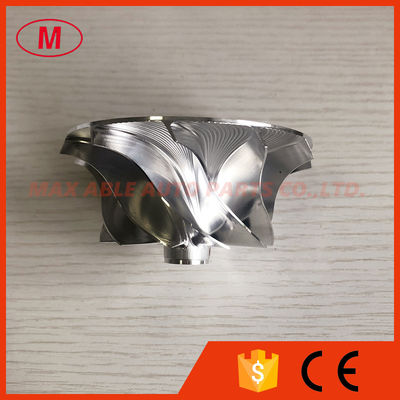 S200 171861 57.29/80.57mm 11+0blades turbocharger milling/aluminum 2618/billet compressor wheel for 171857/171858/171859