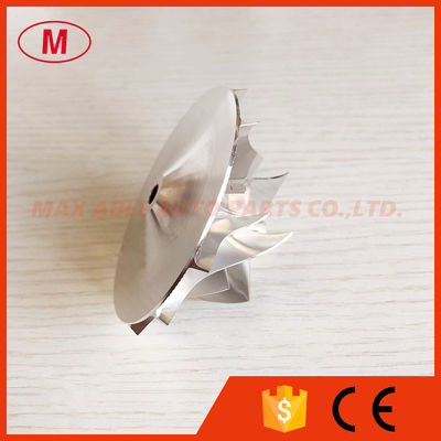 T04E 48.56/74.99mm 6+6 blades 442293-0009 performance milling/aluminum 2618/billet compressor wheel for 452003-0001