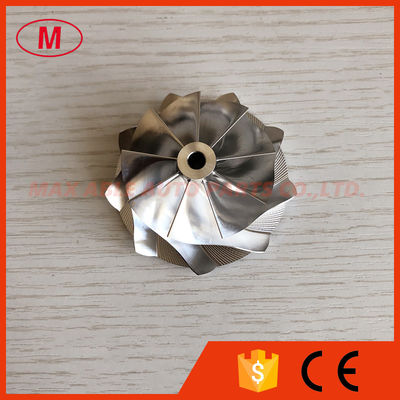 TD04HL 19T 46.02/58.00mm 9+0 blades 49189-X high performance turbo milling/aluminum 2618/billet compressor wheel