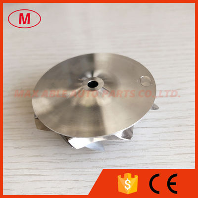 TD04HL 19T 46.02/58.00mm 9+0 blades 49189-X high performance turbo milling/aluminum 2618/billet compressor wheel
