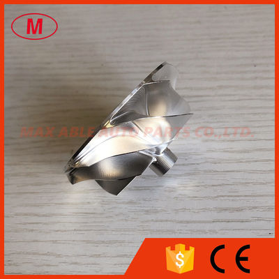 G25-550 48.35/60.00mm 9+0 Blades Point milling turbo aluminum 2618/Milling/billet compressor wheel for 871389-5004S