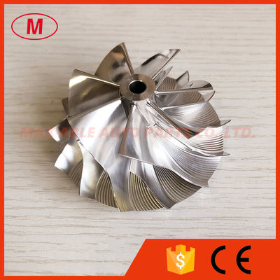 RHF55 54.64/70.98mm 7+7 blades high performance Turbo aluminum 2618/milling/ Billet compressor wheel