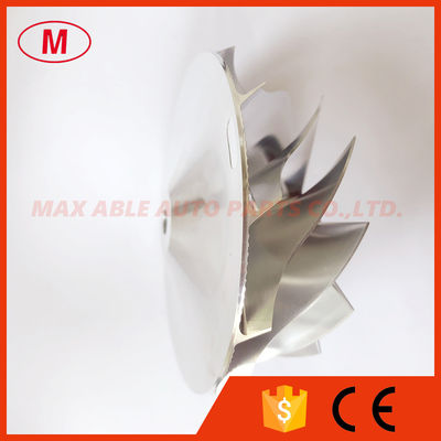 T51R 85.00/102.33mm 11+0 blades turbocharger milling/aluminum 2618/billet compressor wheel