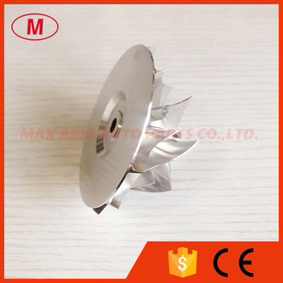 CT26 49.20/71.00mm 6+6 blades Turbocharger Aluminum 2618/Milling/Billet compressor wheel ​