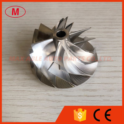 K27 54.00/59.95mm 6+6 blades turbo milling/aluminum 2618/billet compressor wheel