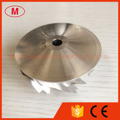 K27 54.00/59.95mm 6+6 blades turbo milling/aluminum 2618/billet compressor wheel