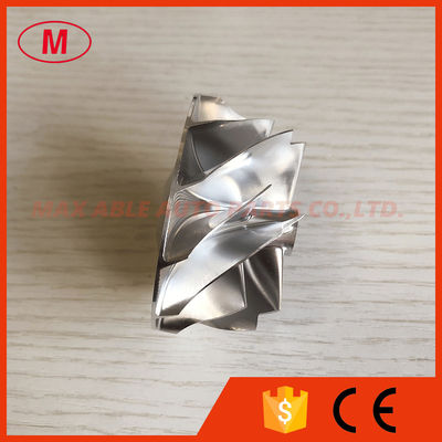 K27 54.00/59.95mm 6+6 blades turbo milling/aluminum 2618/billet compressor wheel