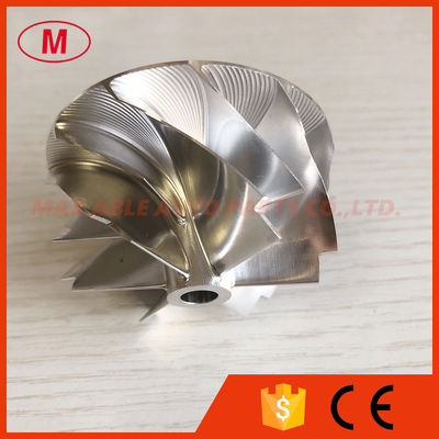 K27 54.00/59.95mm 6+6 blades turbo milling/aluminum 2618/billet compressor wheel