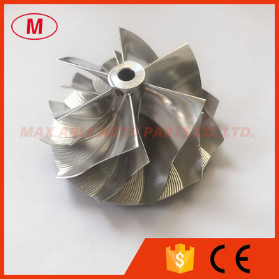 GT15-25 reverse 49.62/61.00mm 6+6 blades Turbo milling/aluminum 2618/billet compressor wheel