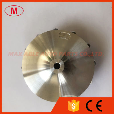 GT15-25 reverse 49.62/61.00mm 6+6 blades Turbo milling/aluminum 2618/billet compressor wheel