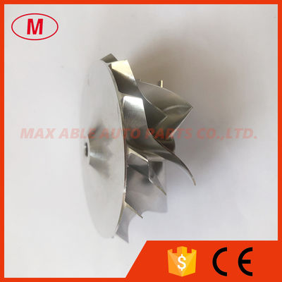 GT15-25 reverse 49.62/61.00mm 6+6 blades Turbo milling/aluminum 2618/billet compressor wheel