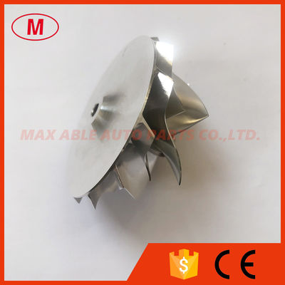 GT15-25 reverse 49.62/61.00mm 6+6 blades Turbo milling/aluminum 2618/billet compressor wheel