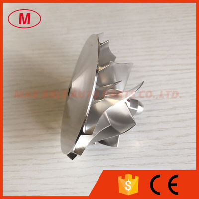 T04E 56.48/74.99mm 442476-0014 7+7 blades high performance turbo milling/aluminum 2618/Billet compressor wheel