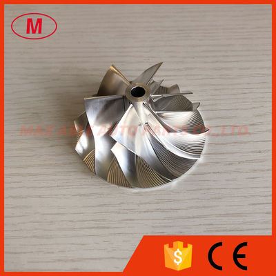 CT26 49.70/67.40mm 6+6 blades turbocharger milling/aluminum 2618/billet compressor wheel