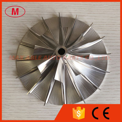 Supercharger 8+8 blades 77.22/146.05mm turbo/milling/aluminum 2618/billet compressor wheel