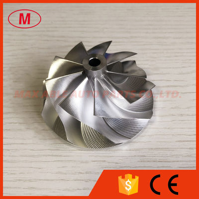 G25-660 54.28/67.40mm 9+0 Blades point milling turbo aluminum 2618/Milling/billet compressor wheel for 858161-5003S
