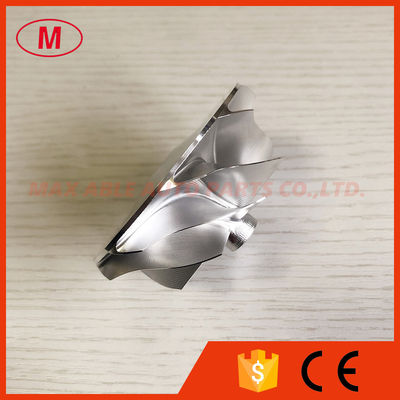 G25-660 54.28/67.40mm 9+0 Blades point milling turbo aluminum 2618/Milling/billet compressor wheel for 858161-5003S