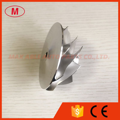 G25-660 54.28/67.40mm 9+0 Blades point milling turbo aluminum 2618/Milling/billet compressor wheel for 858161-5003S