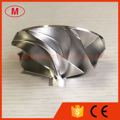 G25-660 54.28/67.40mm 9+0 Blades point milling turbo aluminum 2618/Milling/billet compressor wheel for 858161-5003S