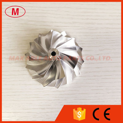 RHF5 reverse 54.50/70.00mm 7+7 blades High performance Turbo milling/aluminum 2618/billet compressor wheel