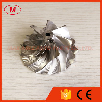 RHF5 reverse 54.50/70.00mm 7+7 blades High performance Turbo milling/aluminum 2618/billet compressor wheel