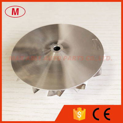 RHF5 reverse 54.50/70.00mm 7+7 blades High performance Turbo milling/aluminum 2618/billet compressor wheel