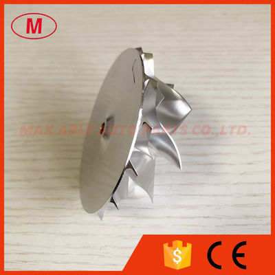 RHF5 reverse 54.50/70.00mm 7+7 blades High performance Turbo milling/aluminum 2618/billet compressor wheel