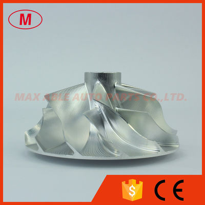 RHF55 F55-22B 6+6 blades 48.30/62.00mm turbo milling/aluminum 2618/billet compressor wheel for VU24/F55-22B/342727