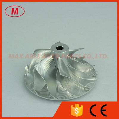 RHF55 F55-22B 6+6 blades 48.30/62.00mm turbo milling/aluminum 2618/billet compressor wheel for VU24/F55-22B/342727