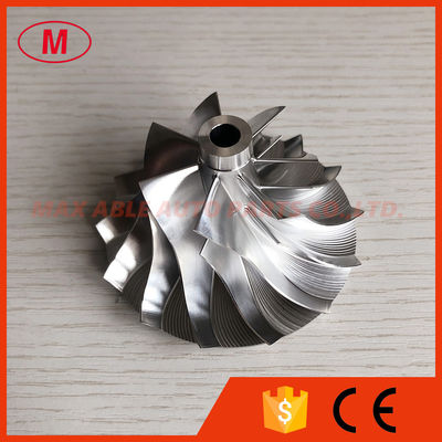 K27 44.30/73.88mm 7+7 blades5327-123-2228 milling/aluminum 2618/billet compressor wheel for 5326-988-6016/6094/6035